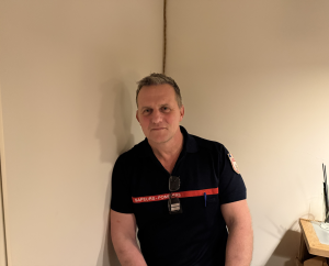 Pascal, sepeur pompier à la caserne de Villefranche-sur-Saône
